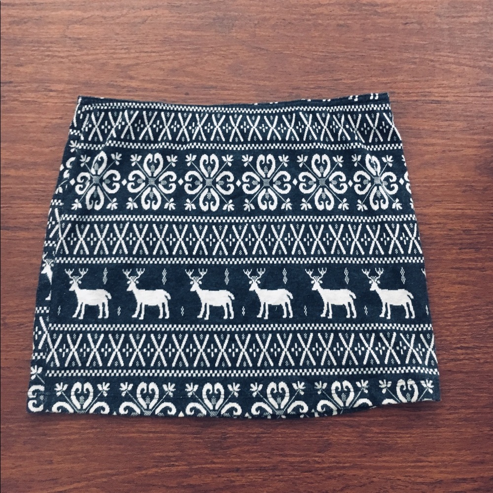 Festive pencil skirt